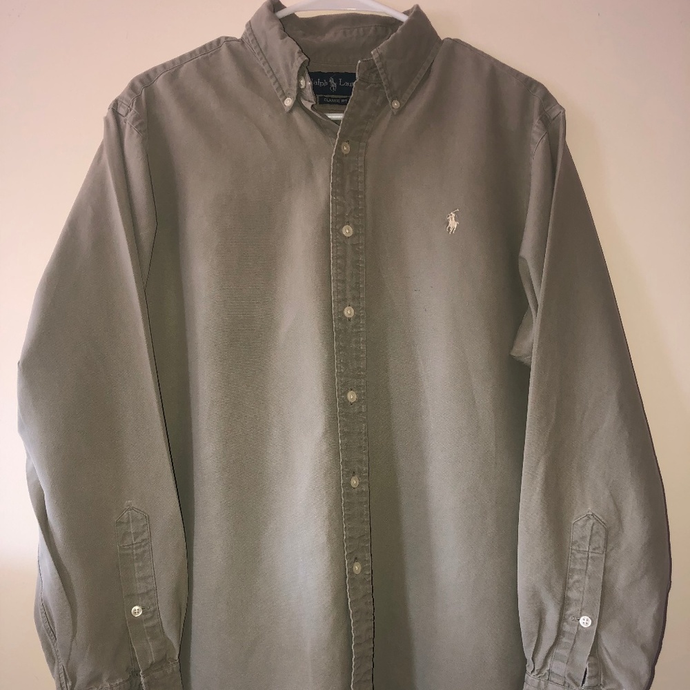Mens Ralph Lauren Classic Fit Shirt Size large